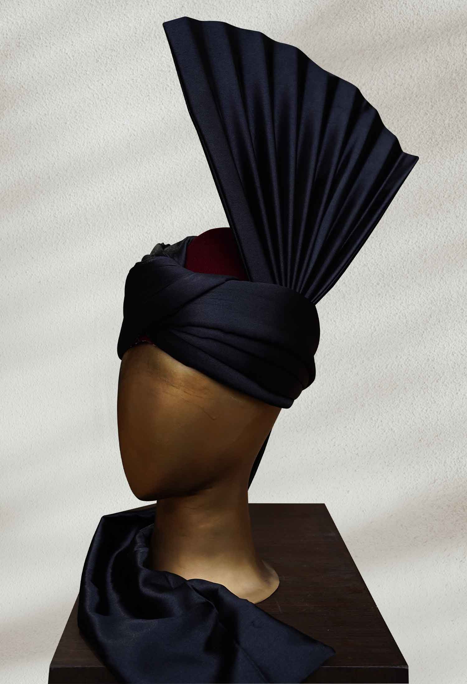 Black Rose-Gold Embroidered Kula