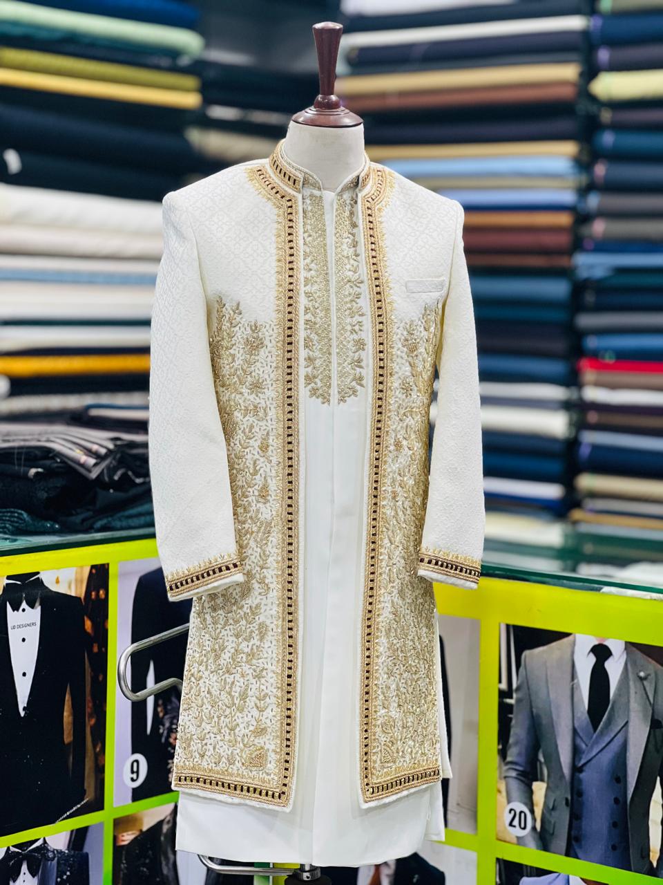 Ash & Silver Sherwani